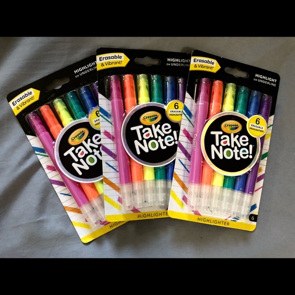 CRAYOLA | NEW Take Note Erasable Highlighters - Picture 2 of 4